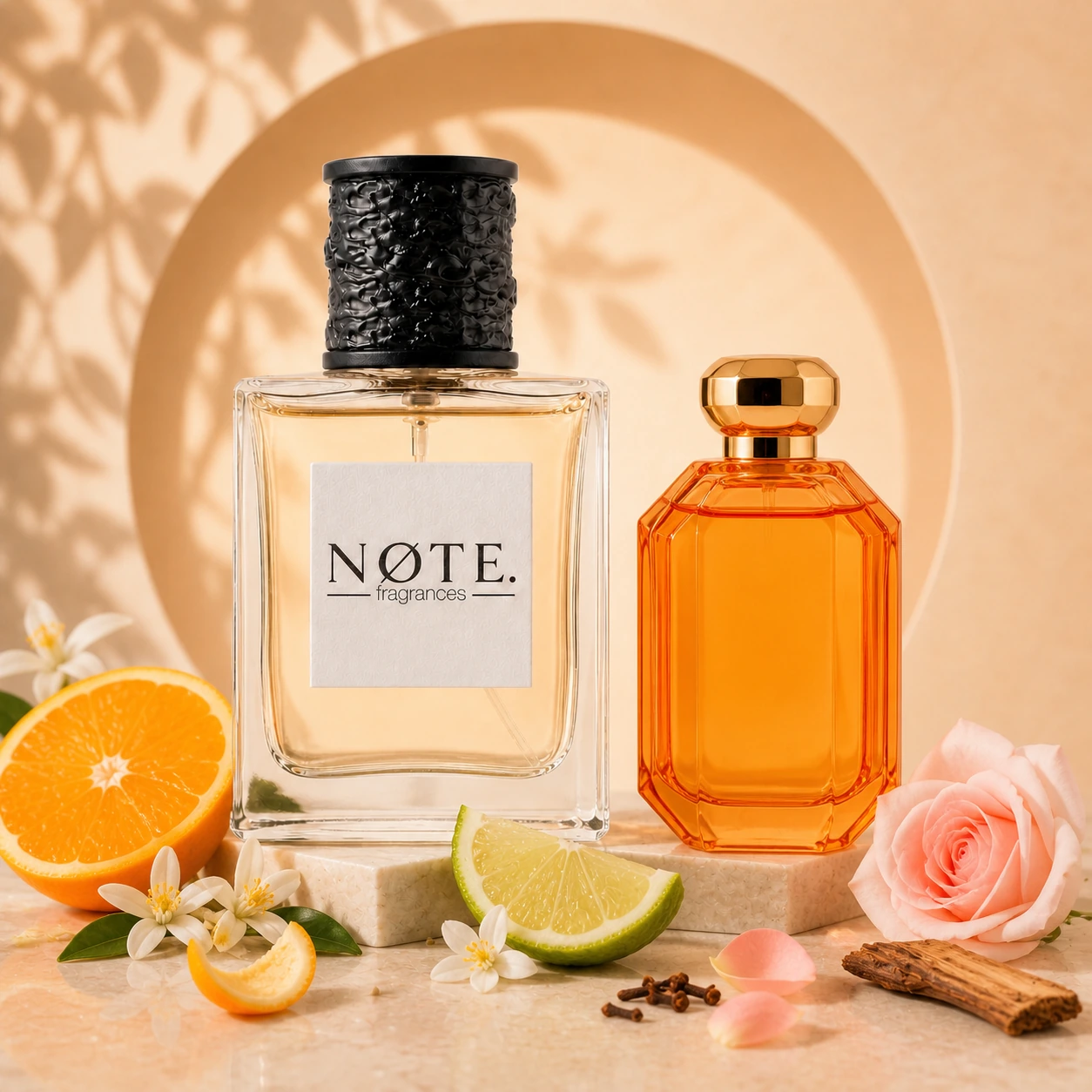 NØTE. G351 Orange in Full Bloom mit seinen prägenden Duftnoten