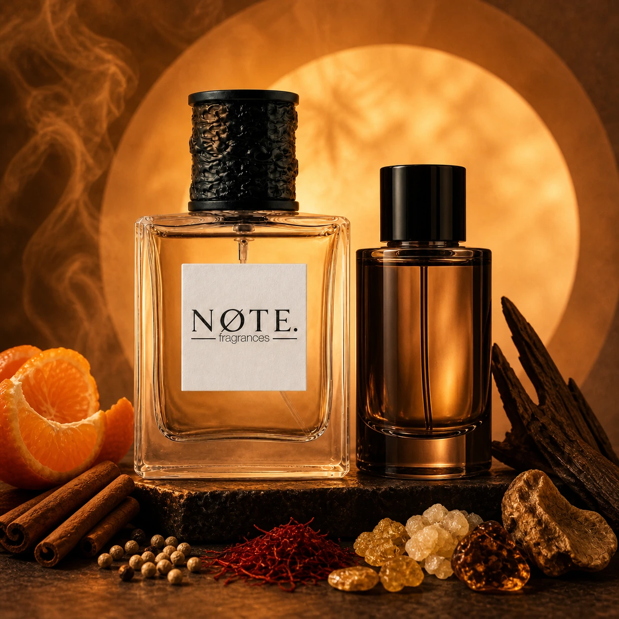 NØTE. G353 Amber Rising at Dusk mit seinen prägenden Duftnoten